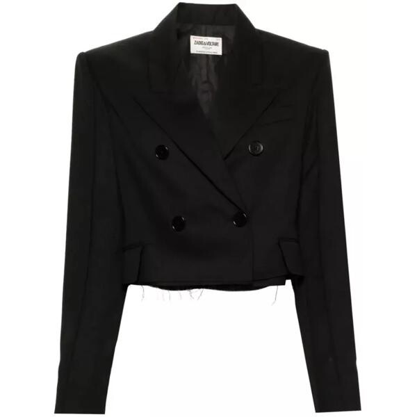 

Куртка vito double-breasted blazer Zadig & Voltaire, черный