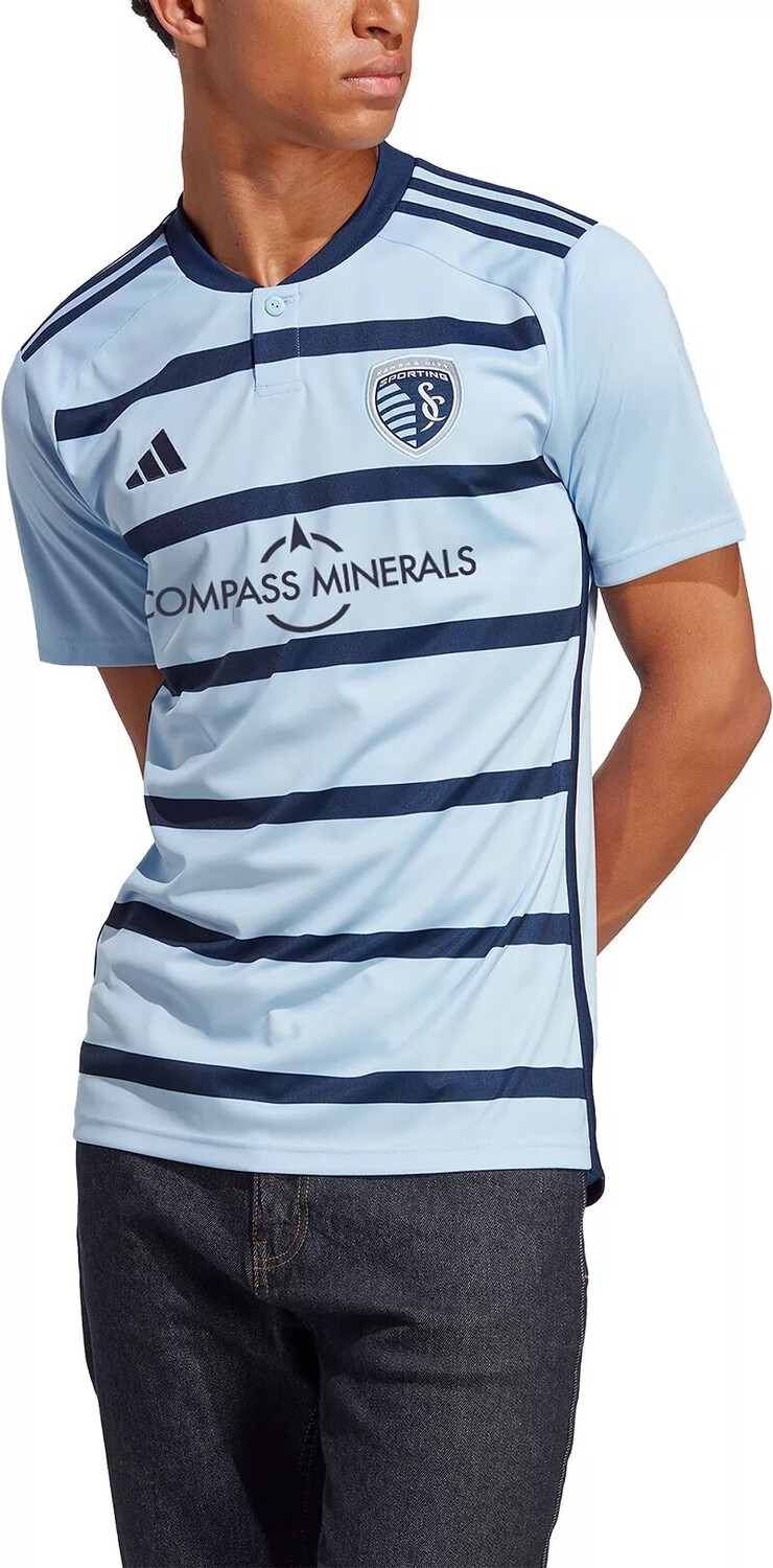 

Первичная реплика джерси Adidas Sporting Kansas City 2023 "Hoops 4.0"
