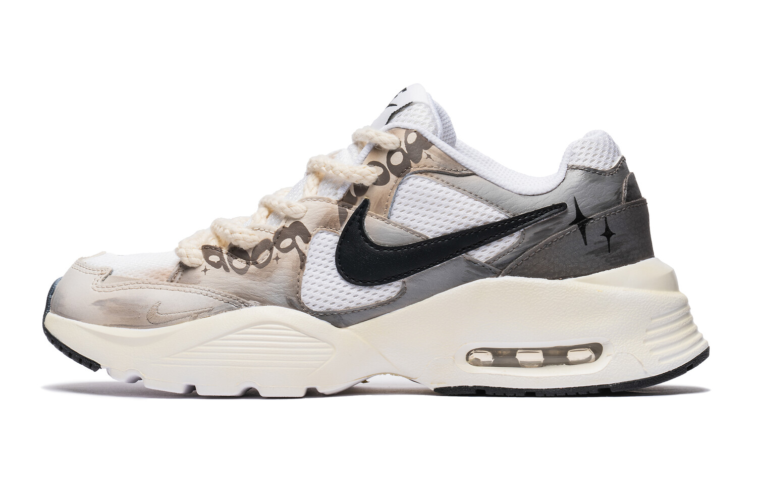 

Кроссовки Nike Air Max Fusion Lifestyle Shoes Women's Low-top Black/Brown, коричневый