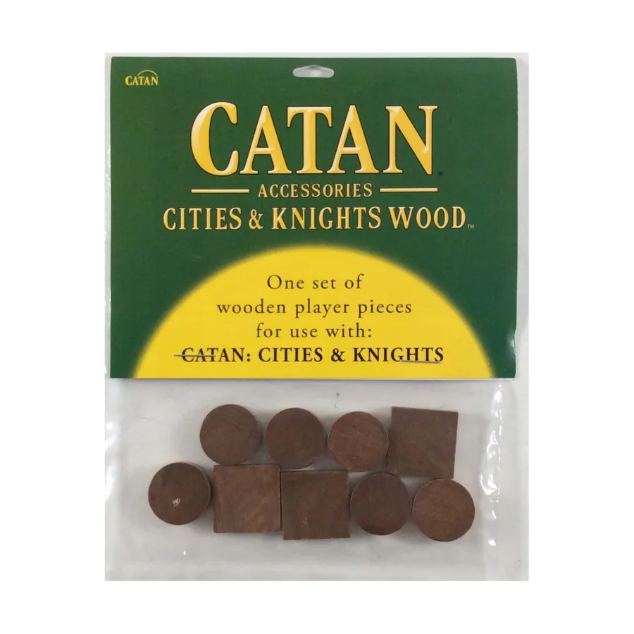 

Деревянный базовый набор Cities & Knights — коричневый (9), Catan Series Games - Replacement Pieces