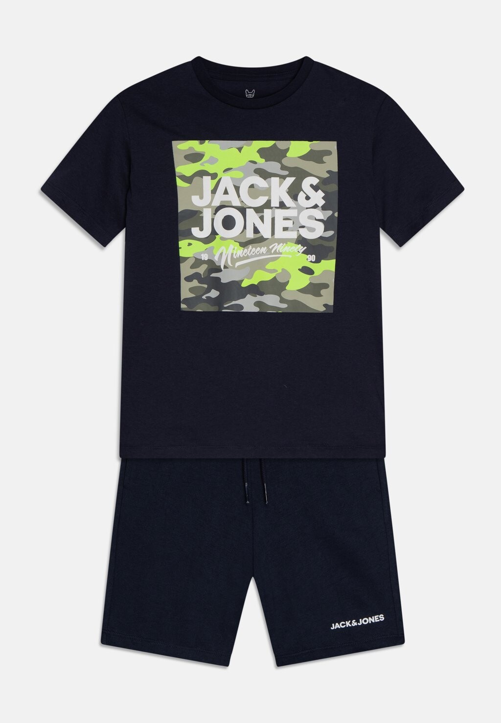 

Футболка с принтом JJPETE CAMO SET Jack & Jones Junior, цвет navy blazer