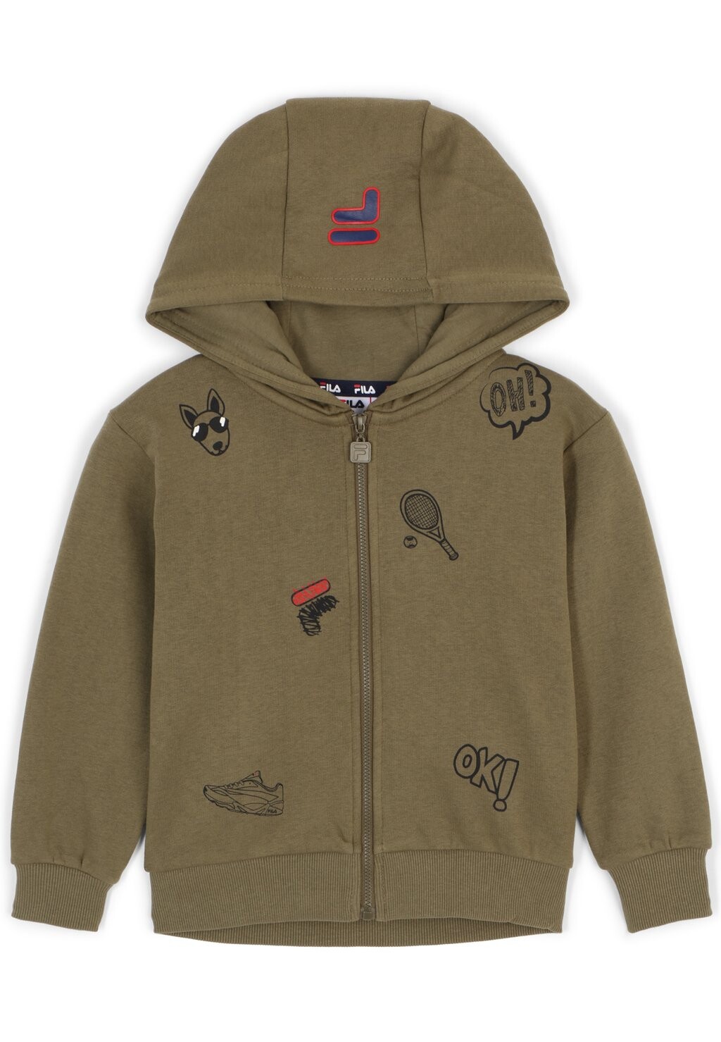 

Толстовка APPAREL BAKERSIELD HOODED Fila, цвет burnt olive