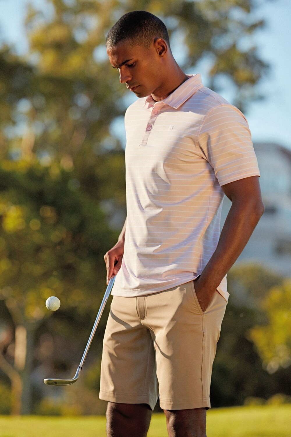 

Рубашка-Поло Сильверстоун Calvin Klein Golf, розовый