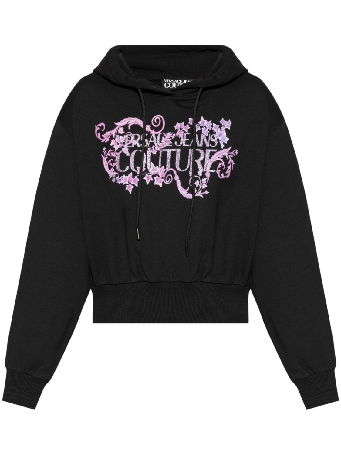 

Versace Jeans Couture хлопковая толстовка с логотипом, черный