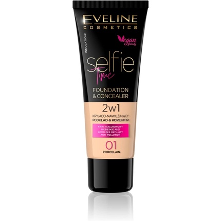 Eveline Cosmetics Selfie Time No. 01 Флюид для лица 30 мл телесного цвета