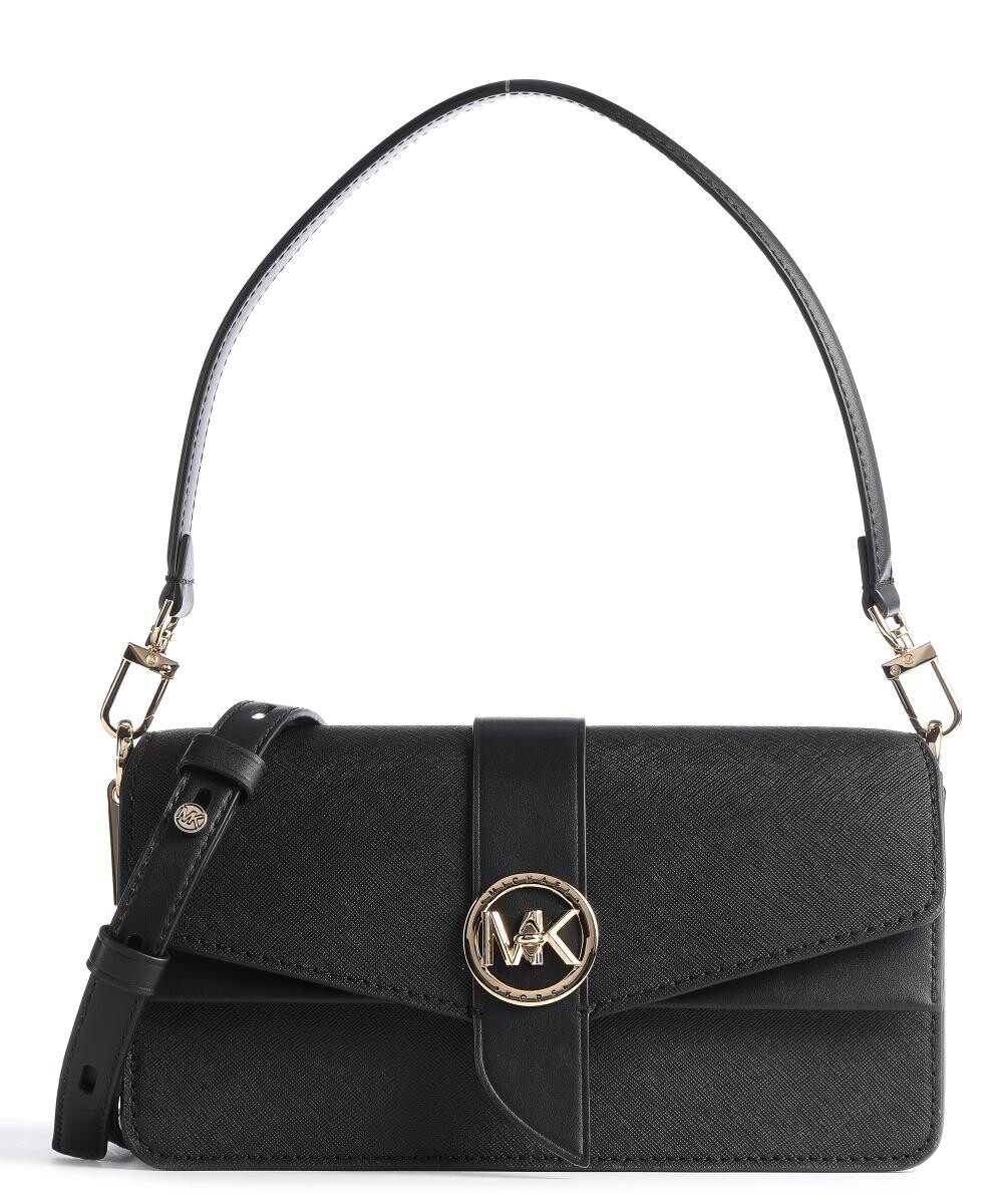 

Сумка через плечо Greenwich из зернистой яловой кожи Michael Kors, черный
