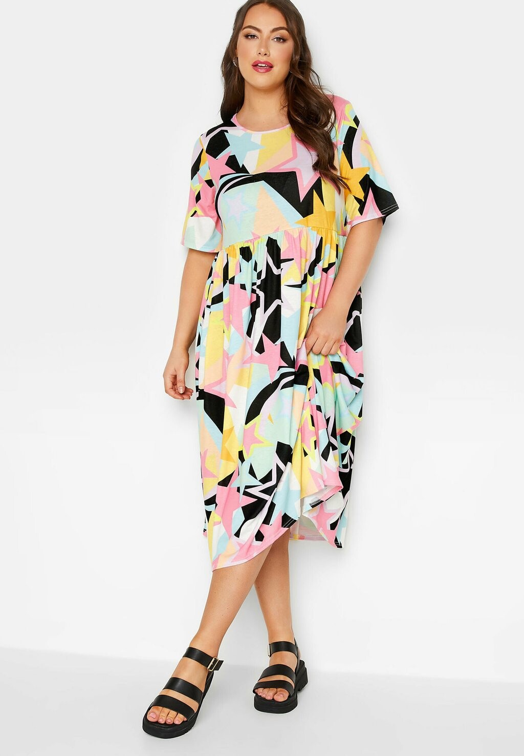 

Летнее платье Yours Clothing, черный
