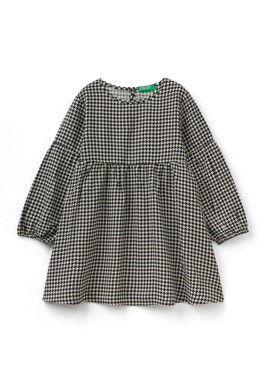 

Летнее платье Houndstooth United Colors of Benetton, черный