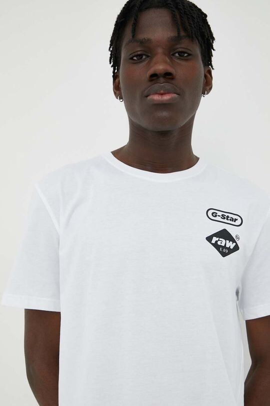 

Футболка G-Star из необработанного хлопка G-Star Raw, белый