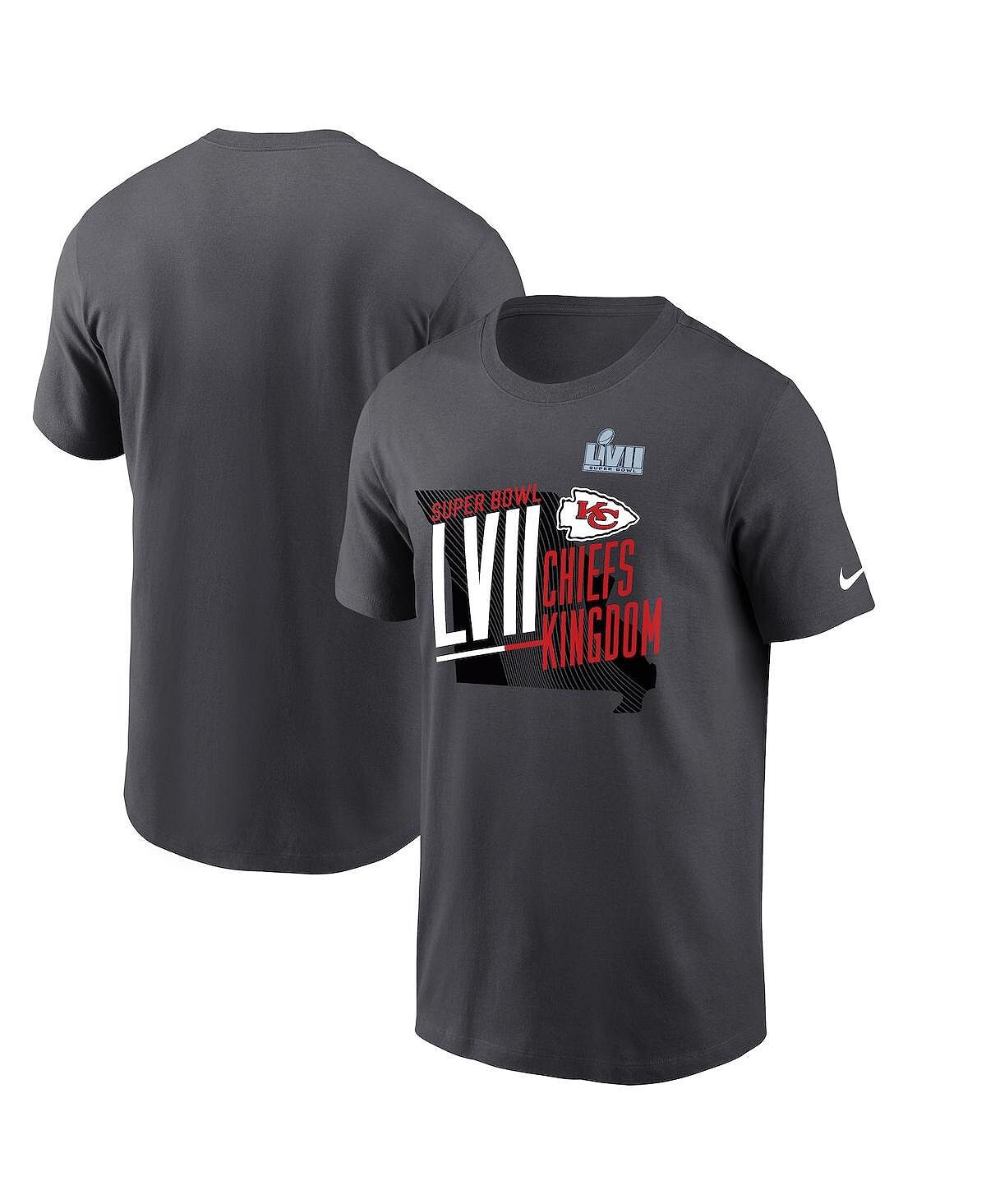 

Антрацитовая футболка Big Boys Kansas City Chiefs Super Bowl LVII Local Nike