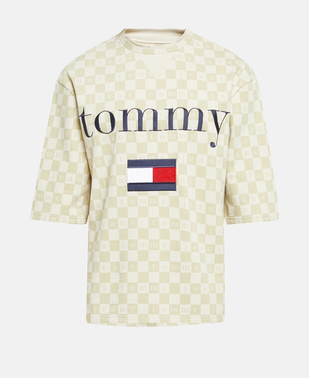 

Футболка Tommy Jeans, цвет Oatmeal