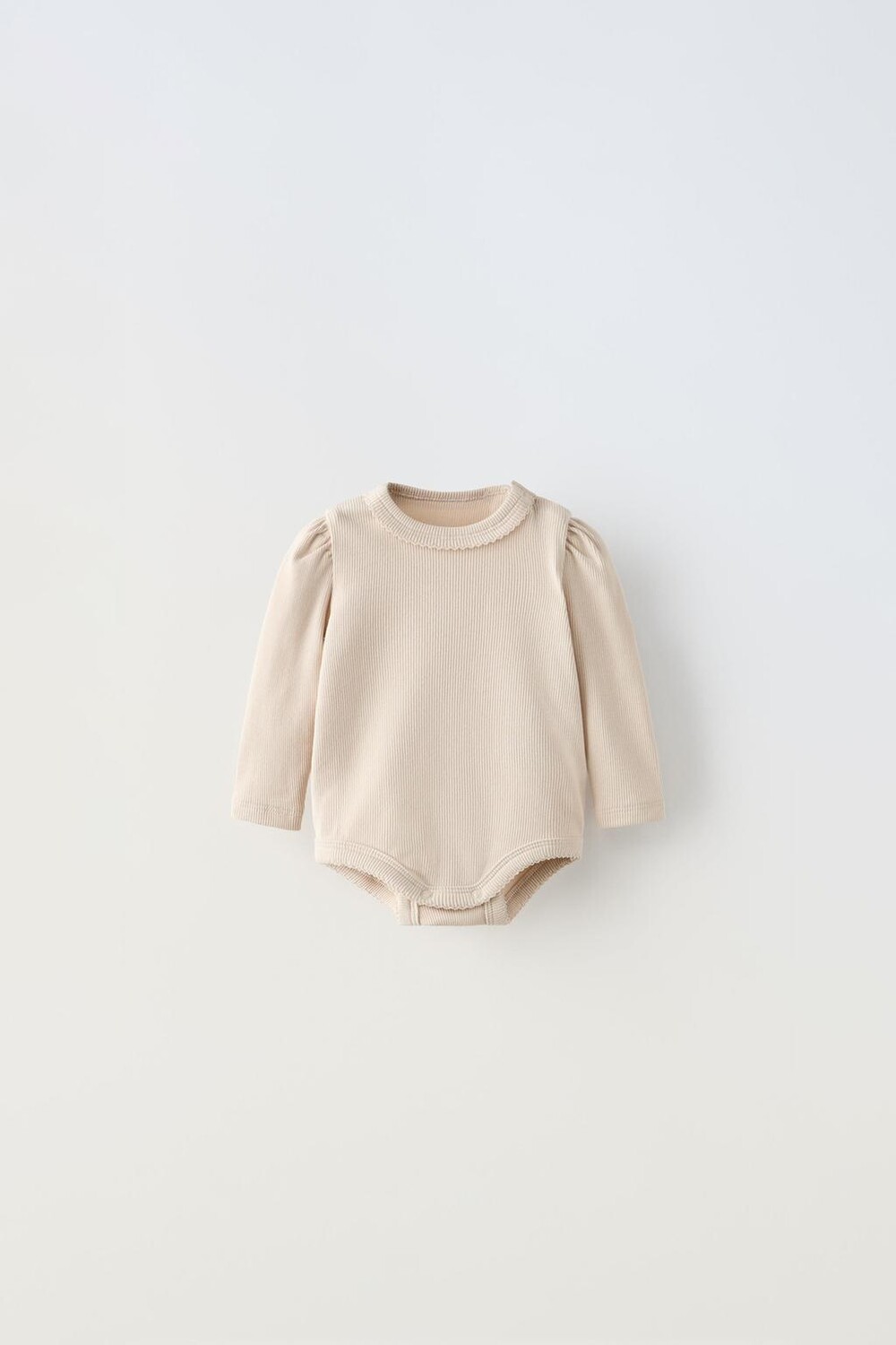 

Ребристый боди ZARA, белый