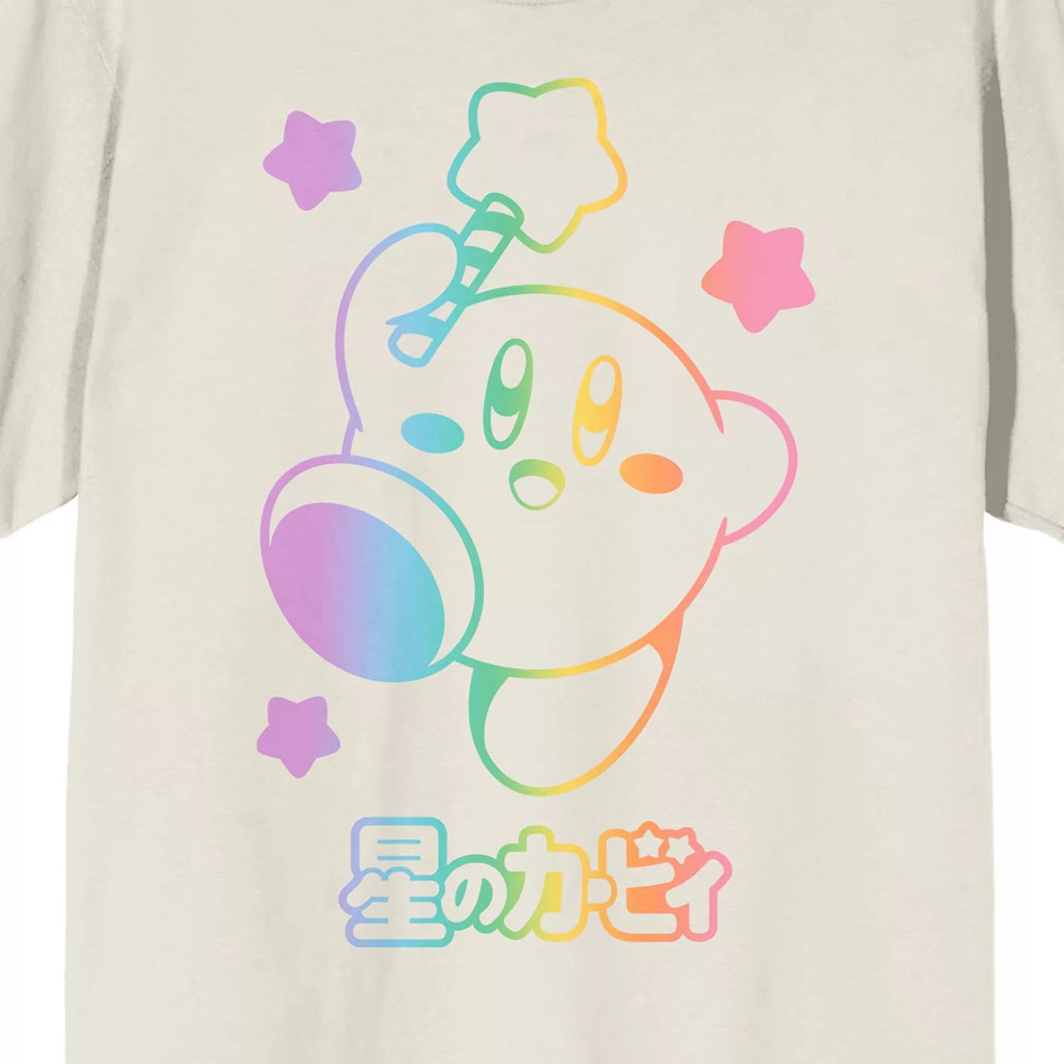 цена Мужская футболка Kirby Rainbow с градиентом Licensed Character