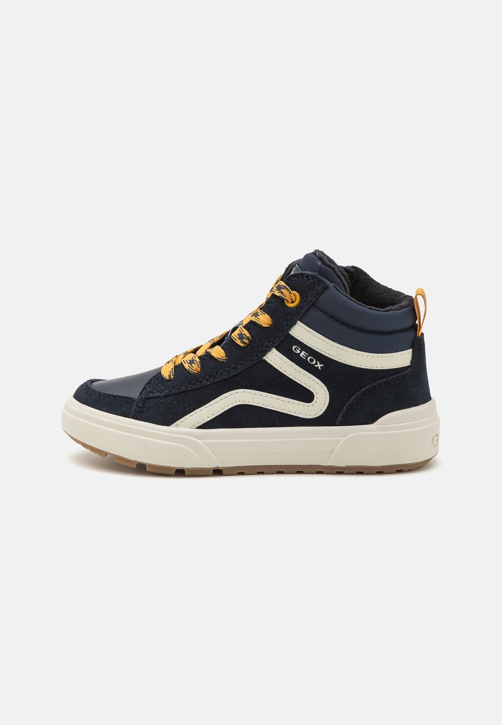 

Высокие кеды WEEMBLE BOY WARM Geox, цвет navy/yellow