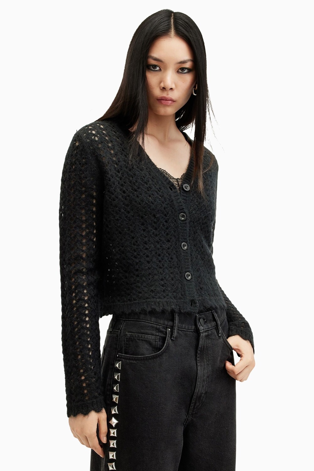 

Кардиган Allsaints vivian All Saints, черный
