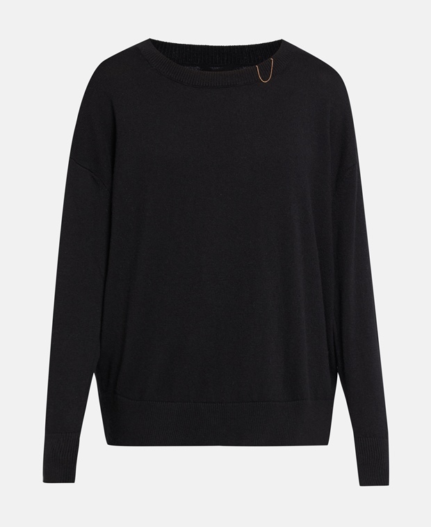 Кашемировый пуловер , черный Max & Moi