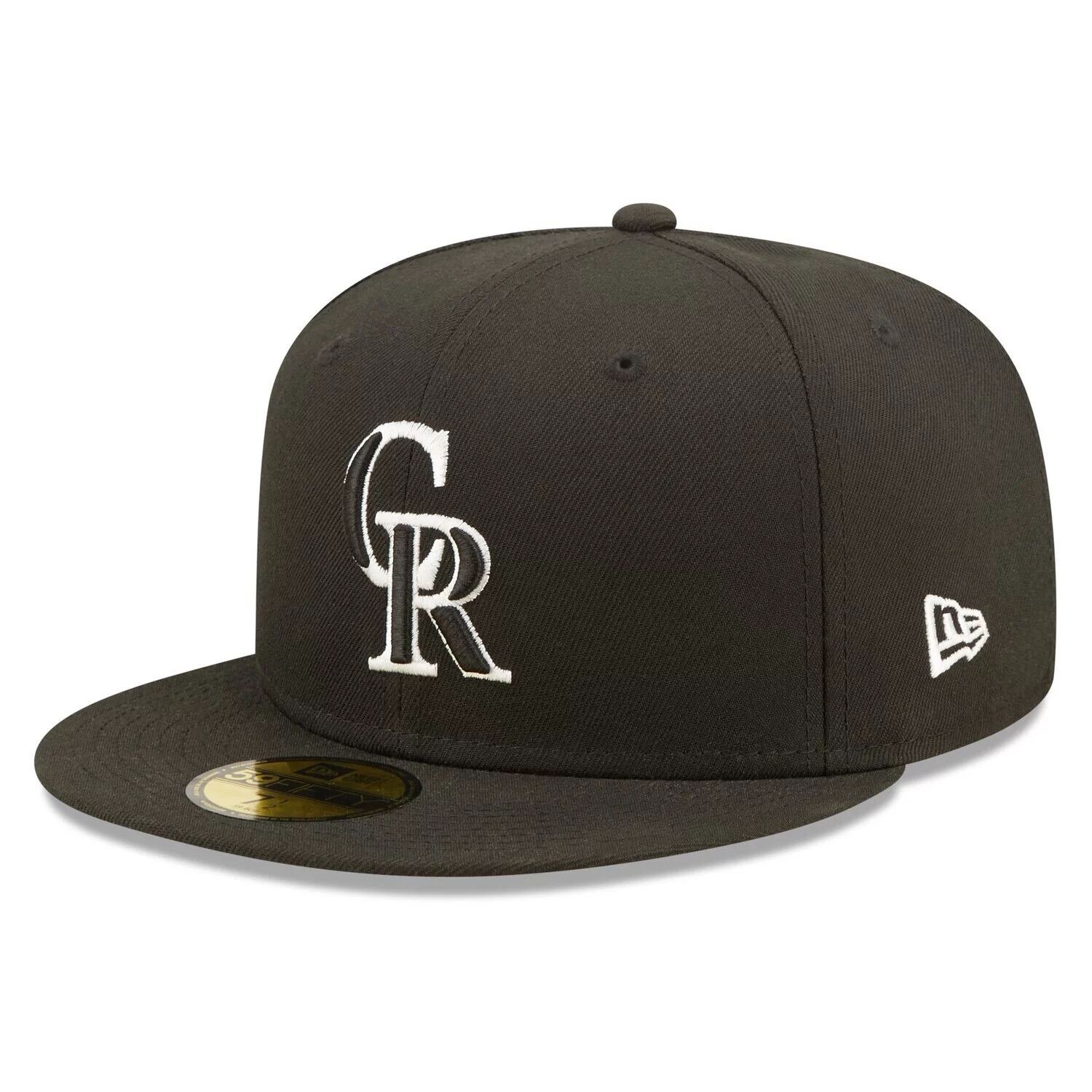 

Мужская приталенная шляпа New Era Black Colorado Rockies Team Logo 59FIFTY