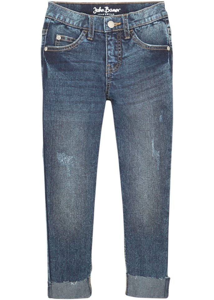 

Джинсы с пятью карманами для мальчиков стандартный крой John Baner Jeanswear, синий
