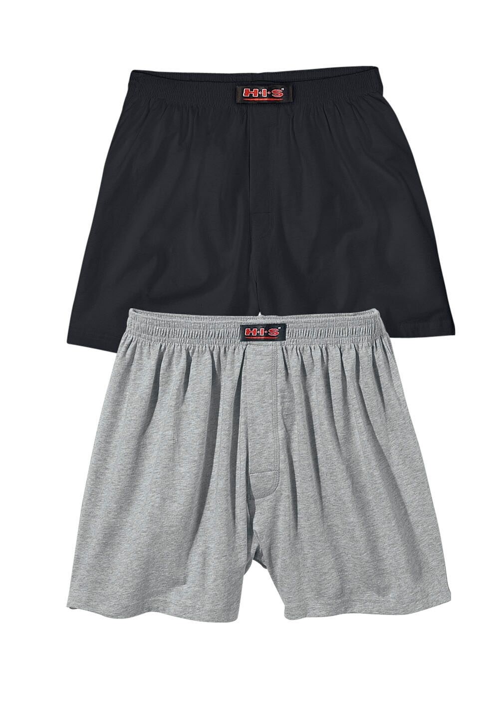 

Боксеры HIS Weiter Boxer, цвет grau-meliert-schwarz, schwarz
