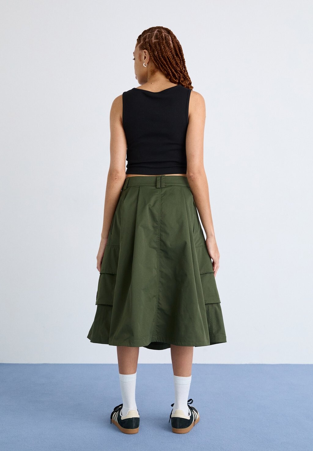 

Юбка А-силуэта SKIRT Alpha Industries, темно-зеленый