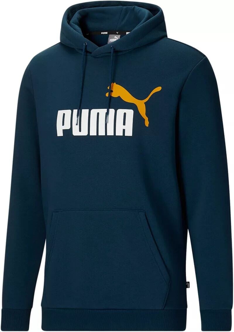 

Мужская двухцветная толстовка с большим логотипом Puma, синий