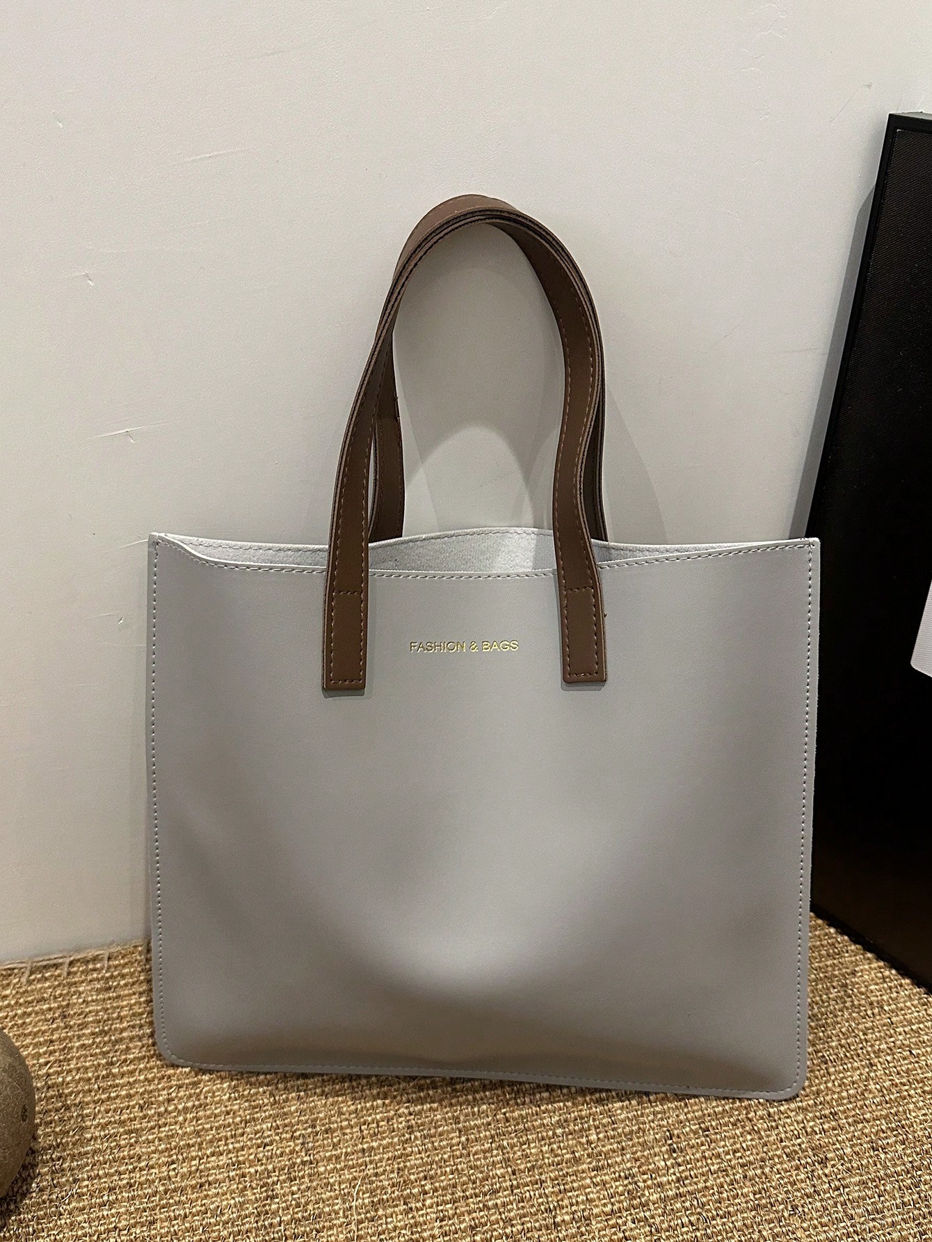 Модная двухцветная женская пригородная сумка, серый