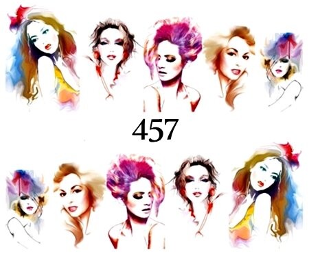 

Водные наклейки для ногтей - №457, Raisin