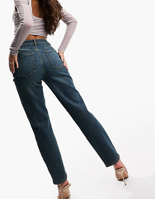 

Синие узкие джинсы для мам ASOS DESIGN Hourglass