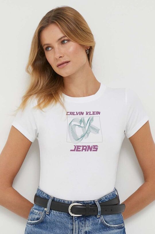 

Футболка Calvin Klein Jeans, белый