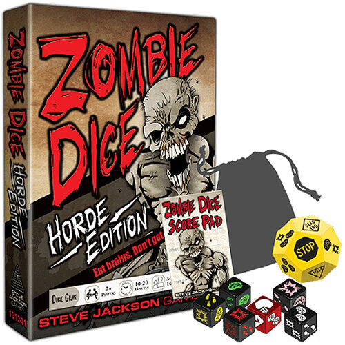 

Настольная игра Zombie Dice Horde Edition Steve Jackson Games