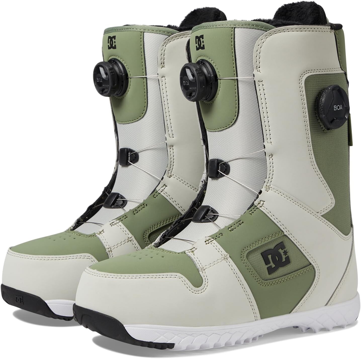 

Ботинки Phase BOA Pro Snowboard Boots DC, цвет Light Olive/Oyster