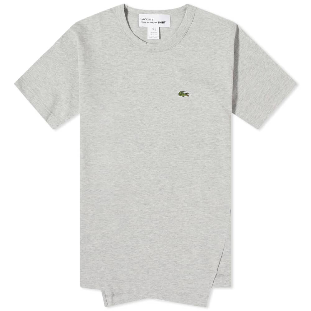 

Comme des Garçons SHIRT x Lacoste Асимметричная футболка