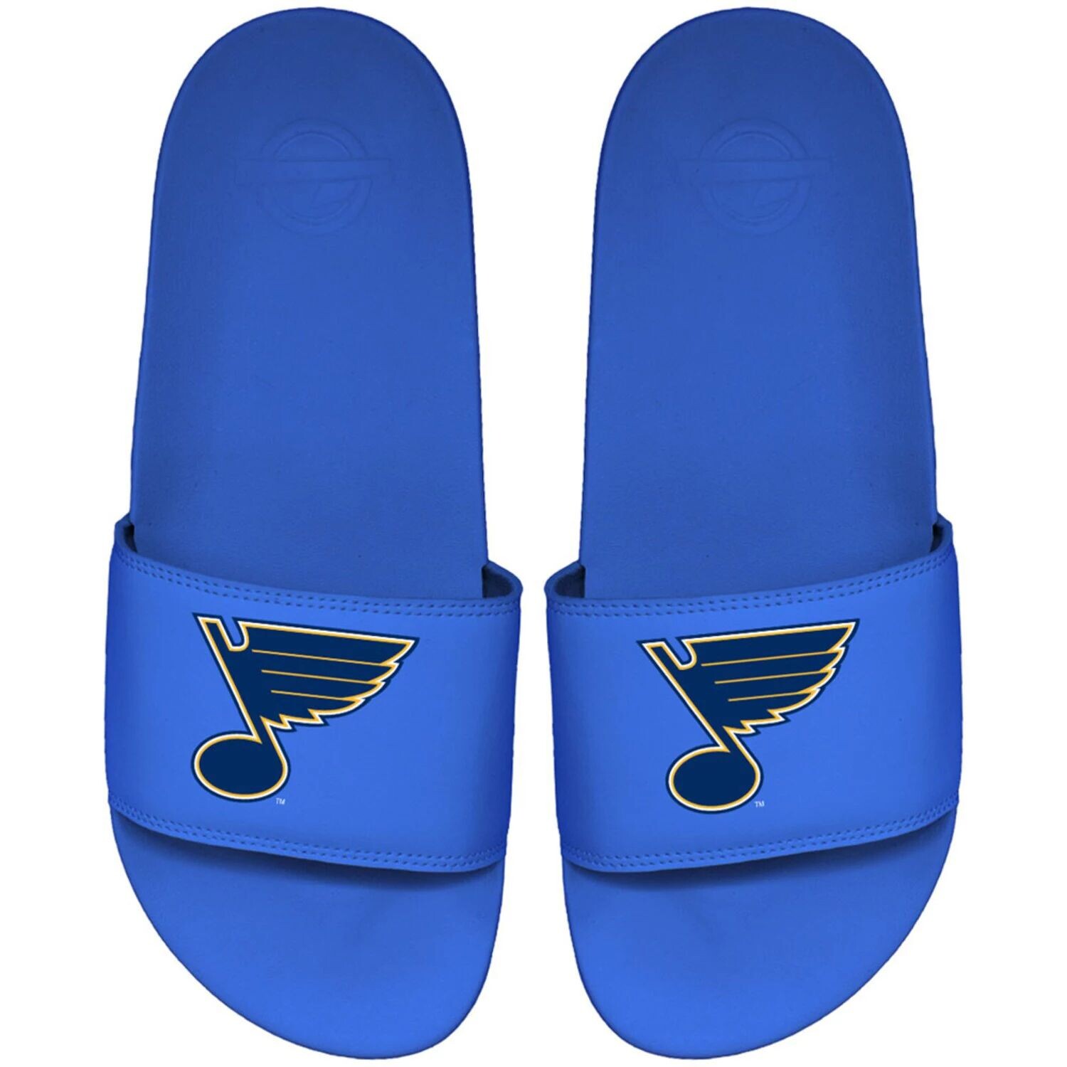

Мужские шлепанцы ISlide Blue St. Louis Blues Primary Motto