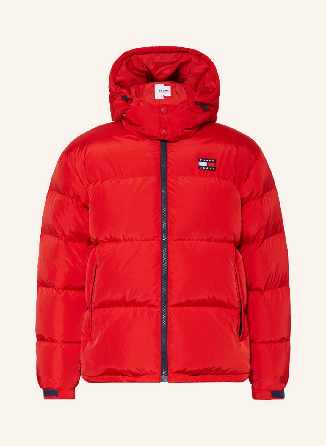 

Пуховик TOMMY JEANS ALASKA mit abnehmbarer Kapuze, красный