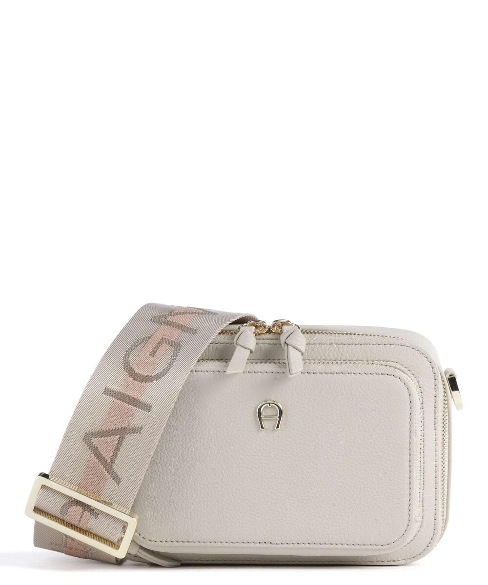 

Сумка на плечо Zita из зернистой яловой кожи. Aigner, белый