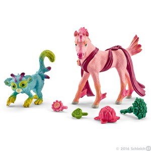 Schleich, Фигурки Rainbow Animals, набор schleich коллекционная фигурка вишня баяла