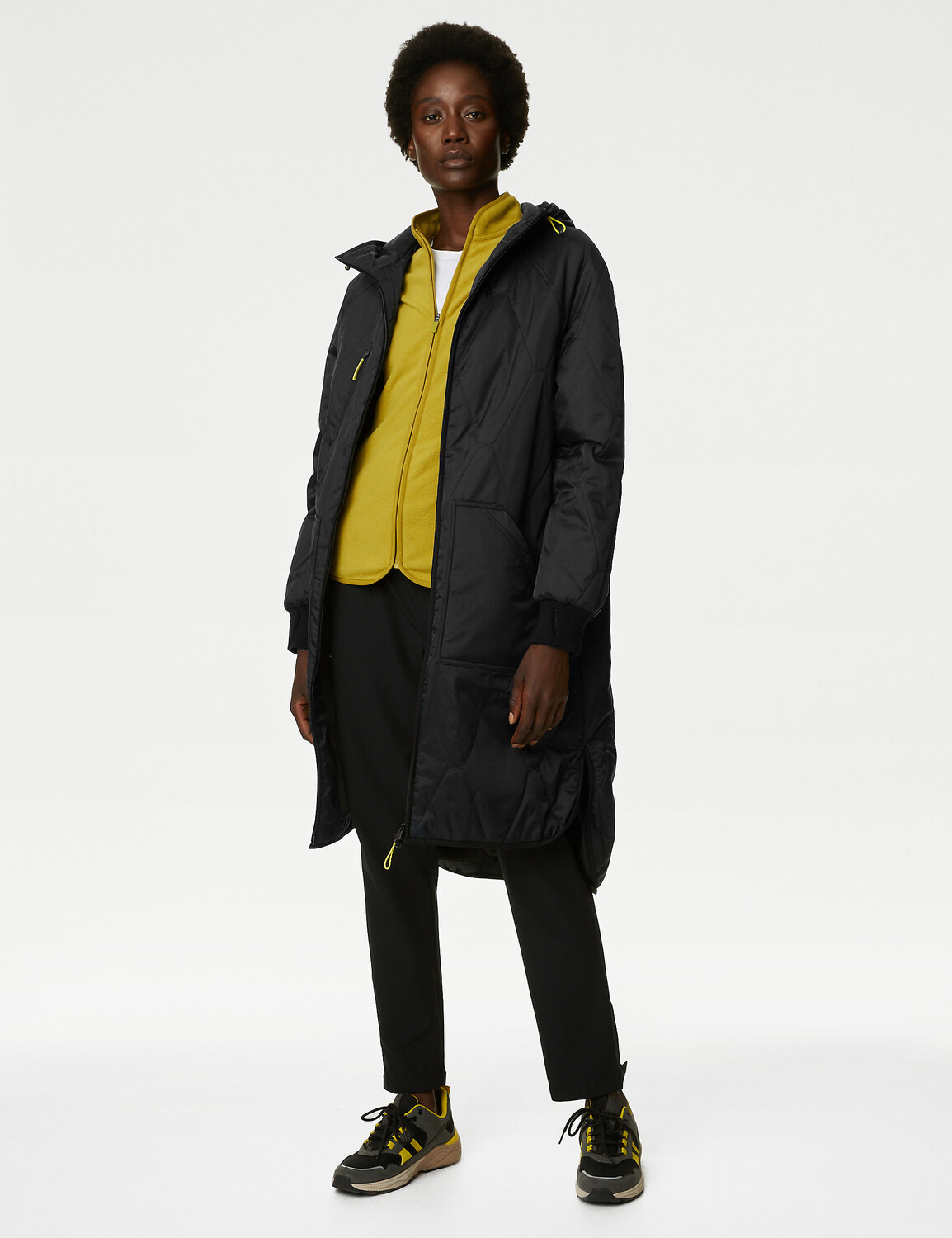 

Удлиненная парка Stormwear на флисовой подкладке Goodmove, черный