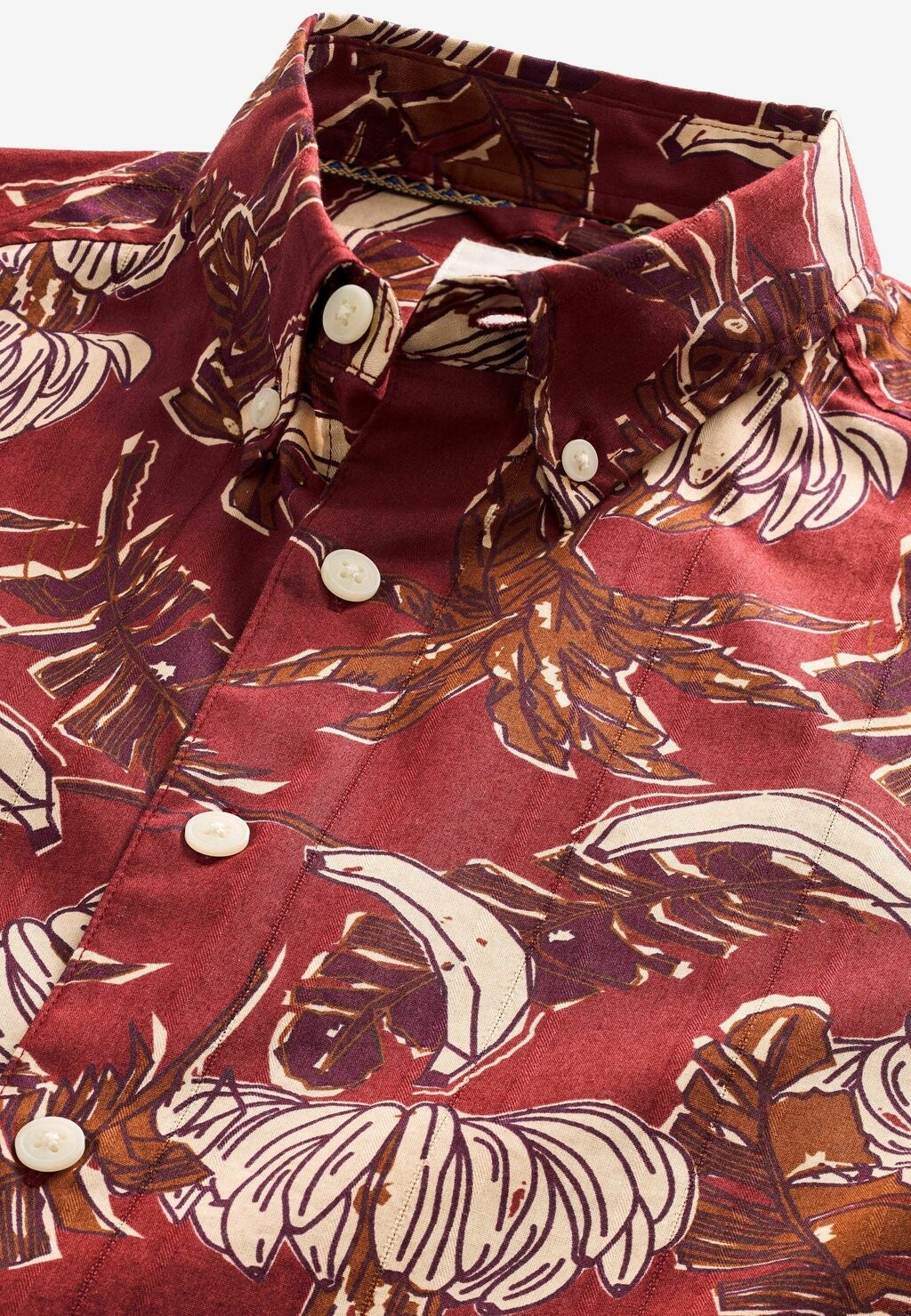 

Рубашка Short Sleeve Regular Fit Next, ред