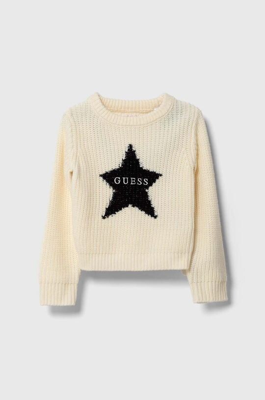 

Свитер с добавлением шерсти для ребенка Guess, бежевый