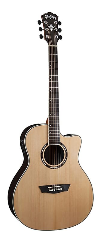 

Акустическая гитара Washburn - Apprentice Series Grand Auditorium Cutaway Acoustic Electric! AG70CE