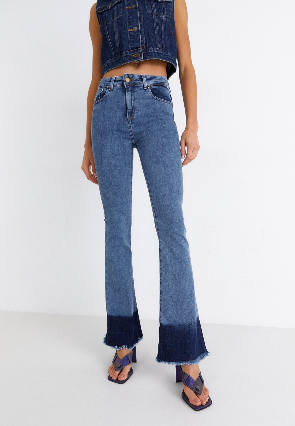 

Джинсы Bootcut RAVAL HEM MARCO SCRUNGE LOIS Jeans, синий