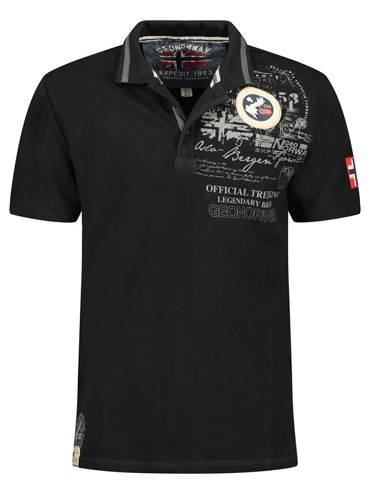 

Поло Geographical Norway, черный