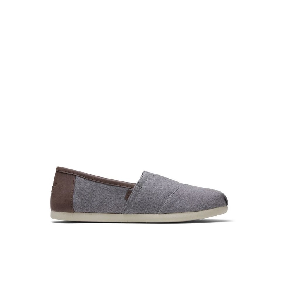 

Мужские серые эспадрильи из плотной ткани Toms, серый