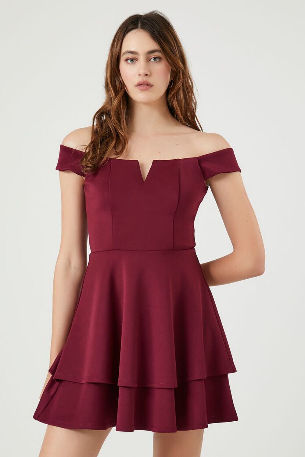 

Мини-платье с открытыми плечами Forever 21