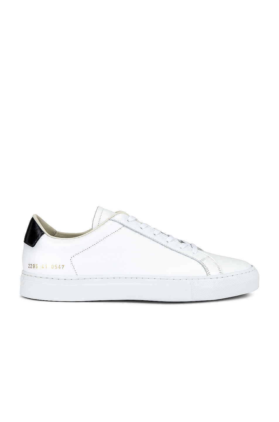 

Кроссовки Common Projects Retro Low, цвет White/Black