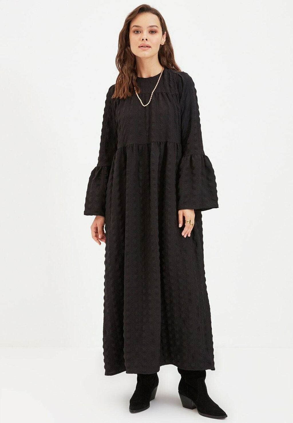 

Летнее платье Trendyol Modest, черный