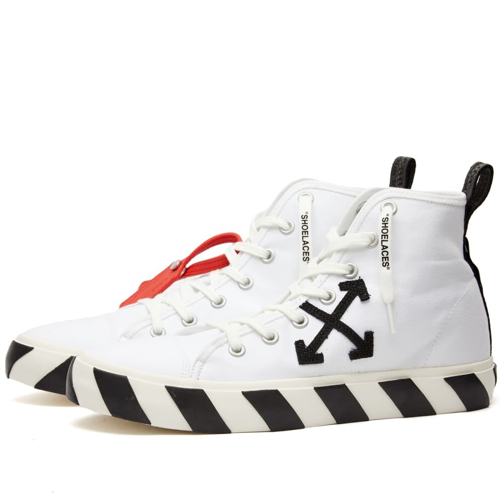 

Off-White Вулканизированные кроссовки среднего размера, белый