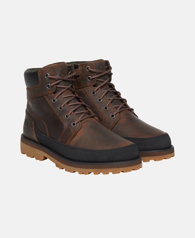 

Ботинки на шнуровке Timberland, темно коричневый