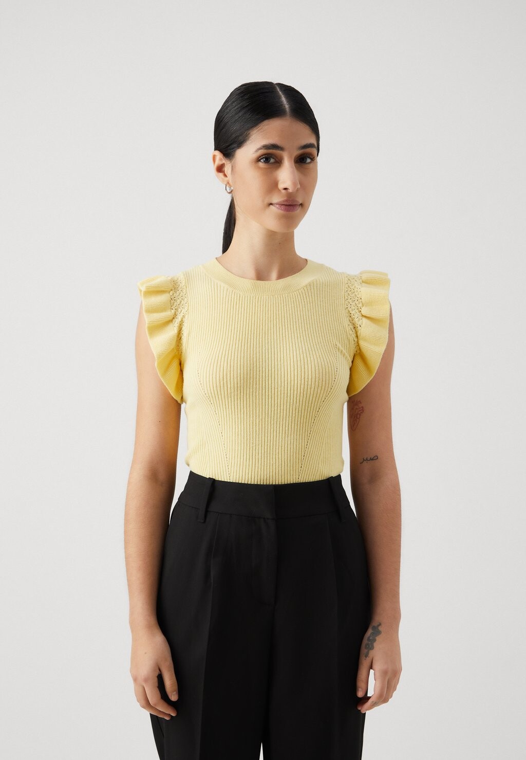 

Футболка с принтом VMMALOU O NECK Vero Moda Petite, желтый