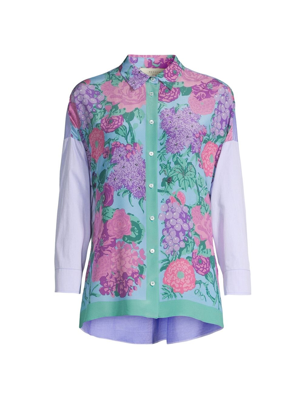 

Хлопковая рубашка Orata Weekend Max Mara, зеленый